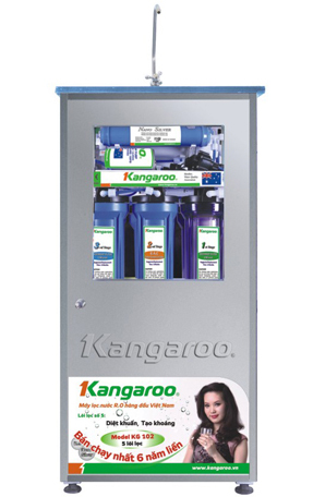 Máy lọc nước kangaroo KG102 (5 lõi lọc) 